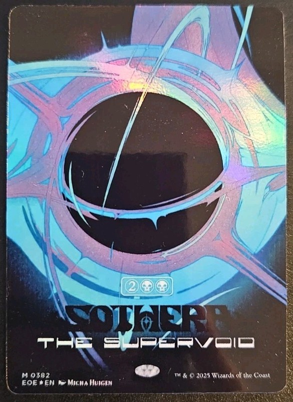 Sothera, the Supervoid (Foil) Edge of Eternities Foil Playtest Card