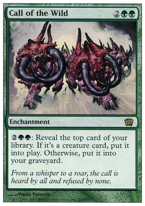 MTG – Call of the Wild – 8th Edition – NM, English Magic FLAT RATE SHIP