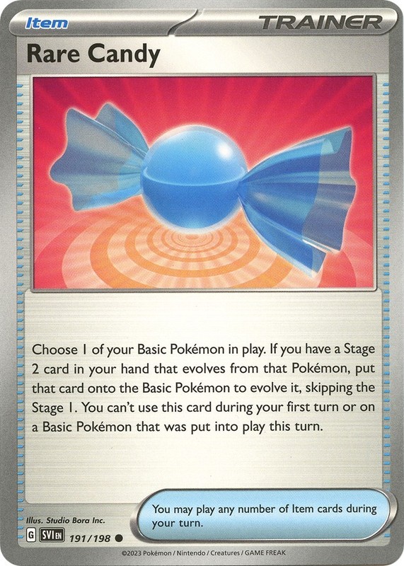 Rare Candy – 191/198 [SVI – 191/198] SV01: Scarlet & Violet Base Set – NM