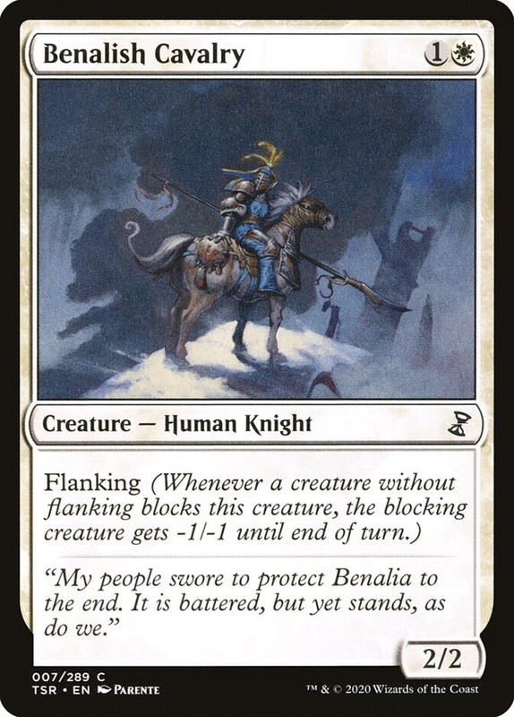 Benalish Cavalry (007) Time Spiral Remastered x4 4x TSR MTG Playset Magic