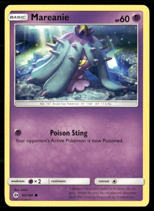 Mareanie [SM01 - 62/149] SM Base Set - LP gallery