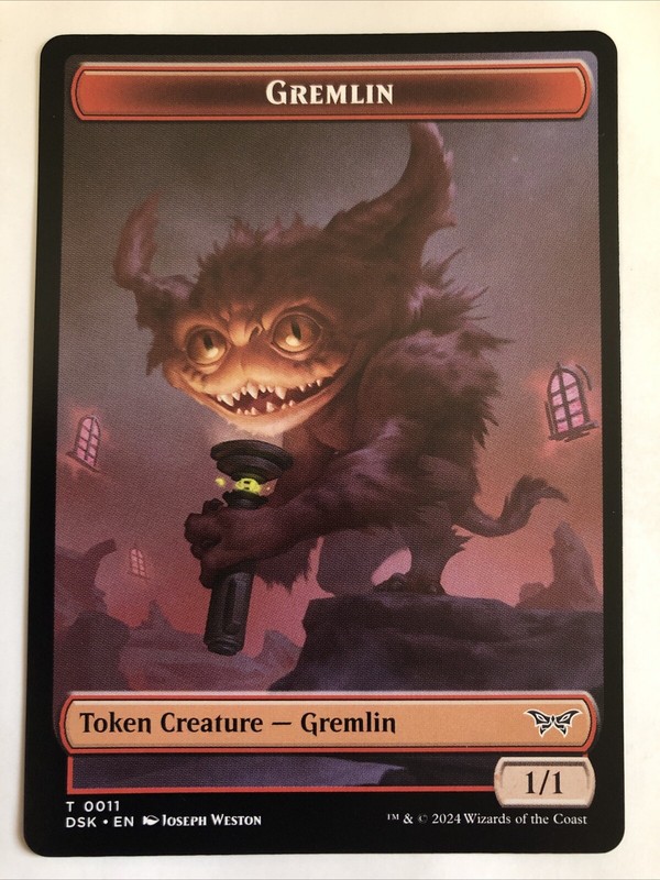 MTG Duskmourn: House of Horror Gremlin Token 0011 NM