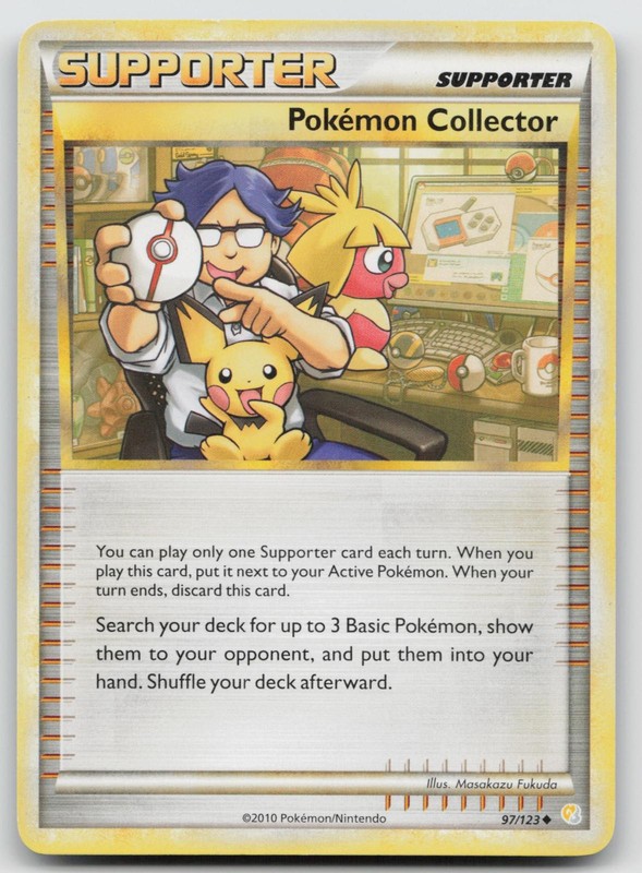 Pokemon Collector 97/123 Feat. Pichu/Smoochum HeartGold SoulSilver Pokemon LP/MP