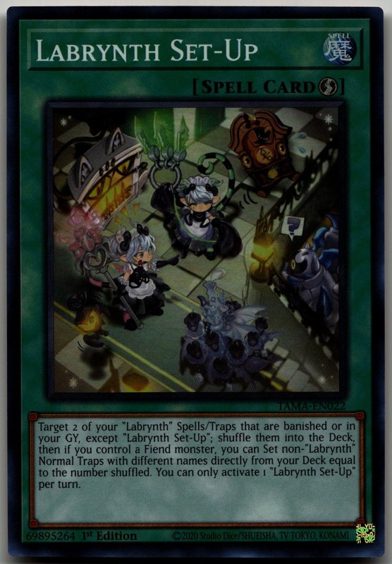 Labrynth Set-Up Super Rare Tactical Masters TAMA-EN022 LP