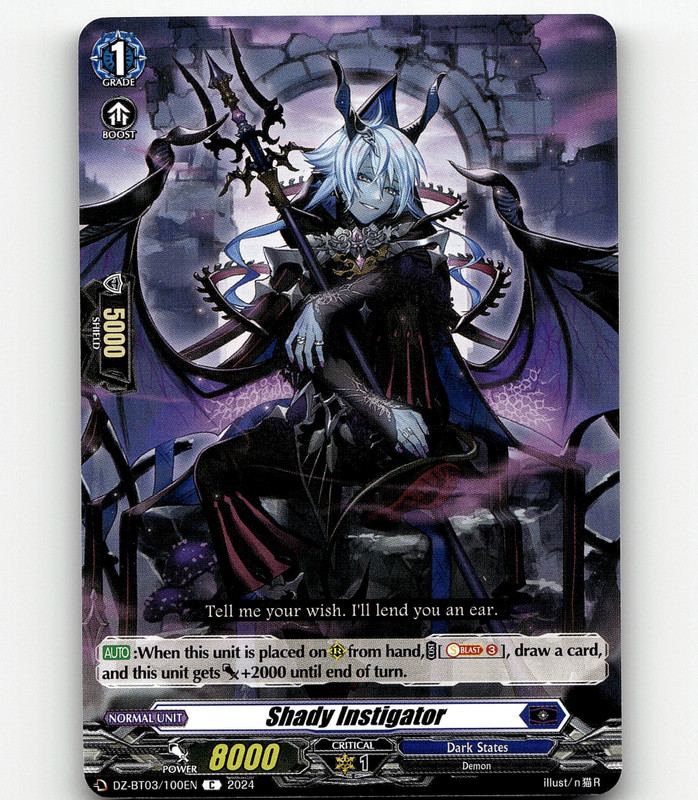 Cardfight!! Shady Instigator – Dimensional Transcendence