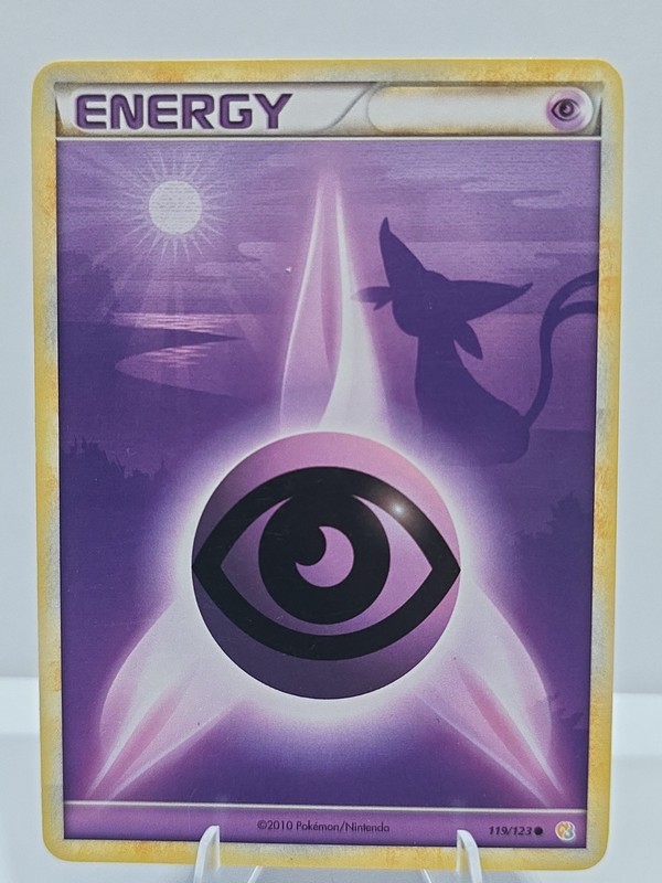 Psychic Energy (#119/123) from the 2010 HeartGold & SoulSilver Base Set. NM