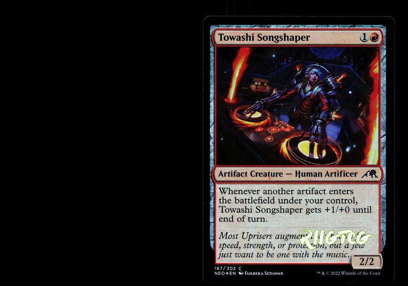 Towashi Songshaper 167 Kamigawa: Neon Dynasty Foil LP Magic: The Gathering