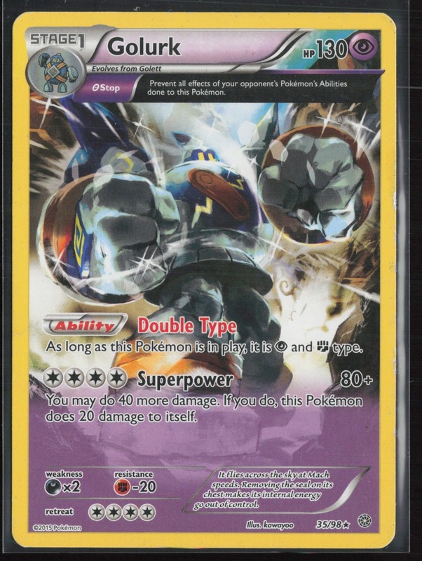 Golurk (35) 35/98 – XY – Ancient Origins – MP