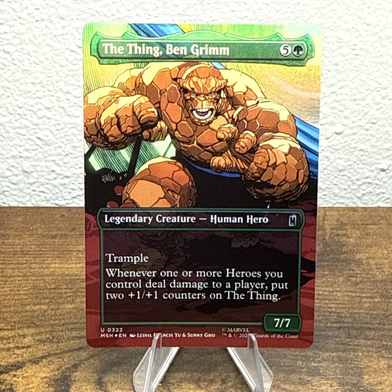 The Thing, Ben Grimm (Borderless) Marvel Super Heroes Foil