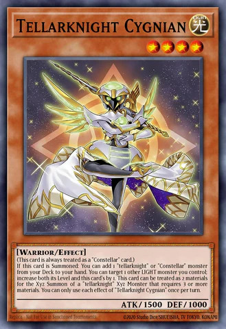 1x Tellarknight Cygnian Secret Rare BLGG-EN017