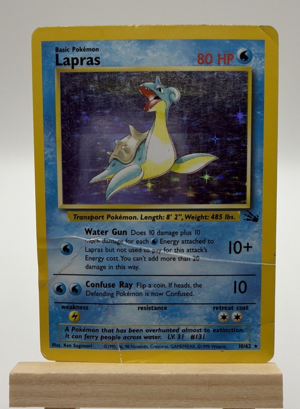 Lapras 10/62 Fossil Holo