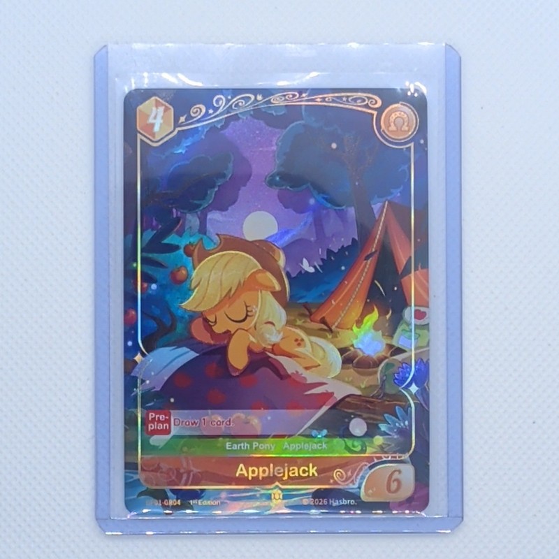 Hasbro Applejack BP01-GR04 Earth Pony Gold Rare 1st Edition Foil EN 2026