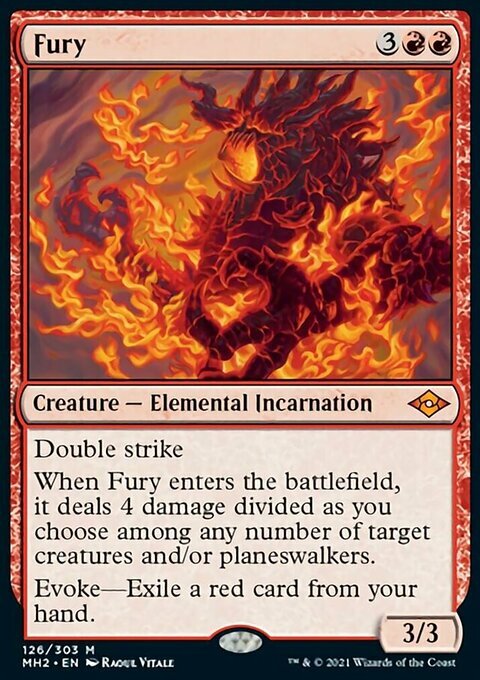 MTG Magic the Gathering Fury (126/632) Modern Horizons 2 LP