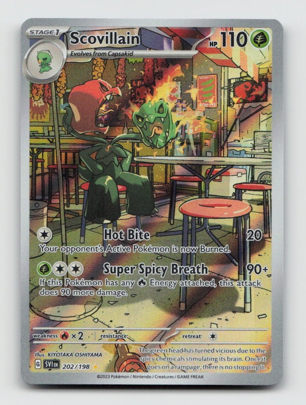 Scovillain 202/198 Illustration Rare SVI Scarlet & Violet Pokemon Holo NM/M