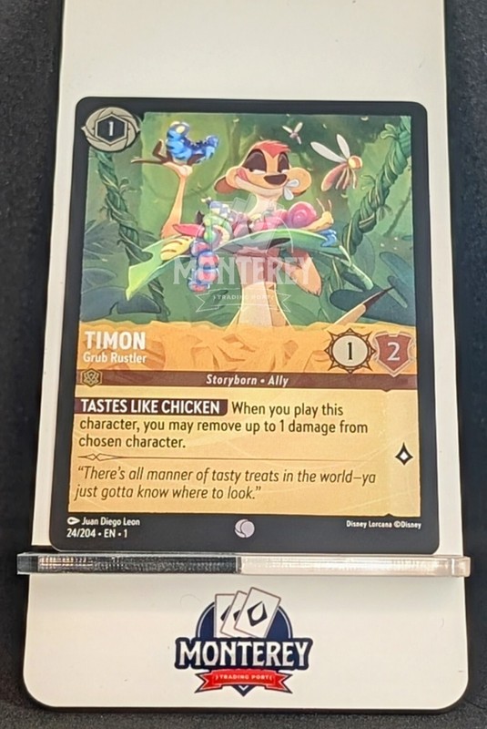 TIMON Grub Rustler FOIL NM-MINT 24/204 Disney Lorcana TCG EN1