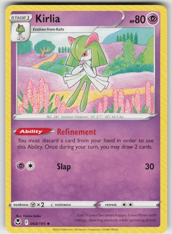 GGC-4 Kirlia 068/195 Uncommon SWSH12: Silver Tempest