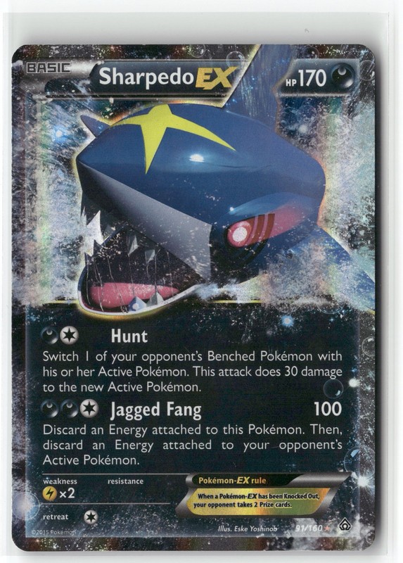XY – Primal Clash #91/160 Sharpedo EX