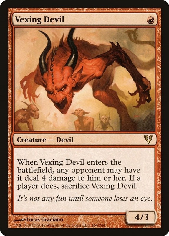 Vexing Devil #164 (LP) Avacyn Restored MTG