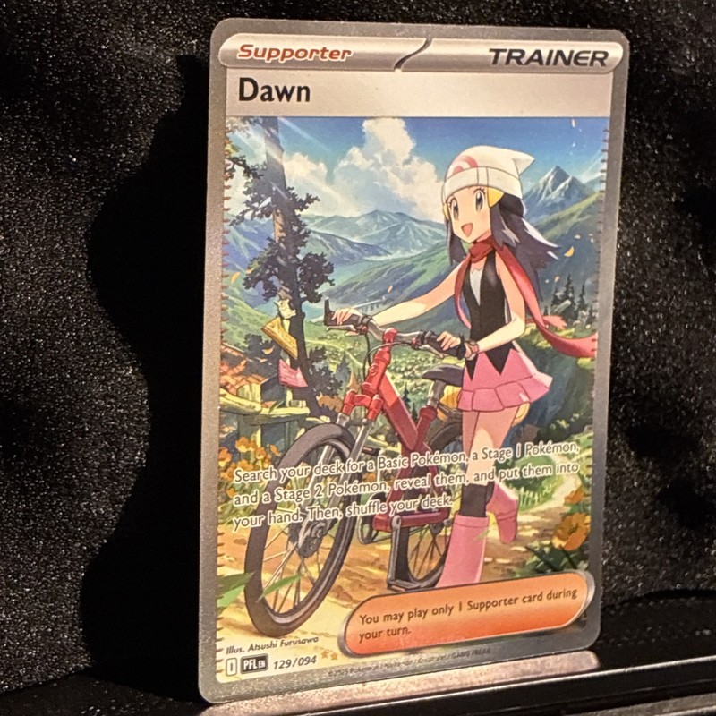 Pokémon Dawn 129/094 Full Art Holo Trainer Card English TCG gallery