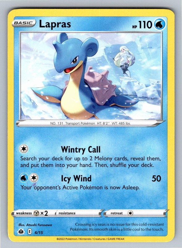 Lapras 029/198 Common Chilling Reign Pokemon Lightly Played