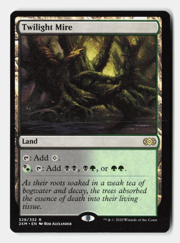 Twilight Mire 328 Rare Double Masters Magic: The Gathering Near Mint