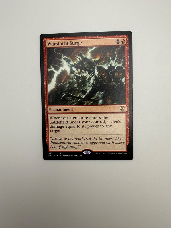 Magic: The Gathering Enchantment Warstorm Surge Warstorm Surge Rare Regular
