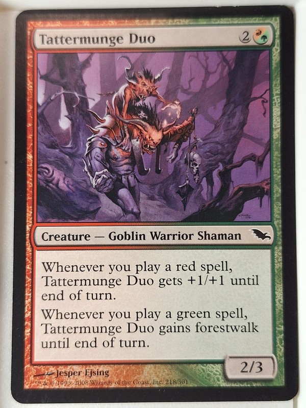 Tattermunge Duo – Shadowmoor – Magic the Gathering MTG Nice!
