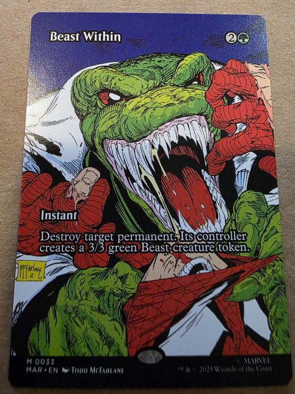 Beast Within – (Borderless) Marvel Universe Eternal-Legal Regular – Mtg
