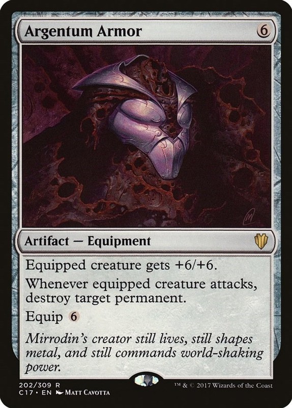 Argentum Armor Commander 2017 MTG 202 LP