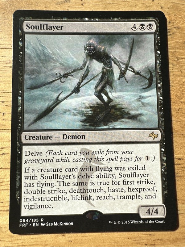 084/185 SOULFLAYER RARE FATE REFORGED MTG CARD