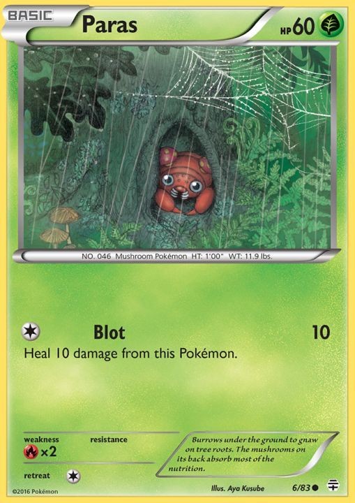 Paras – 6/83 – Common – Heavily Played – Generations