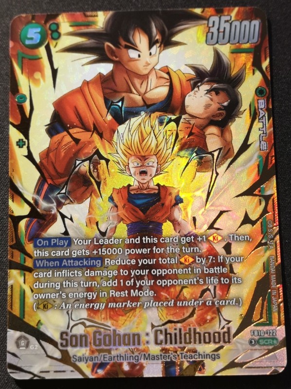Son Gohan : Childhood – Alternate Art – FB10-122 – NM – EN – SCR*