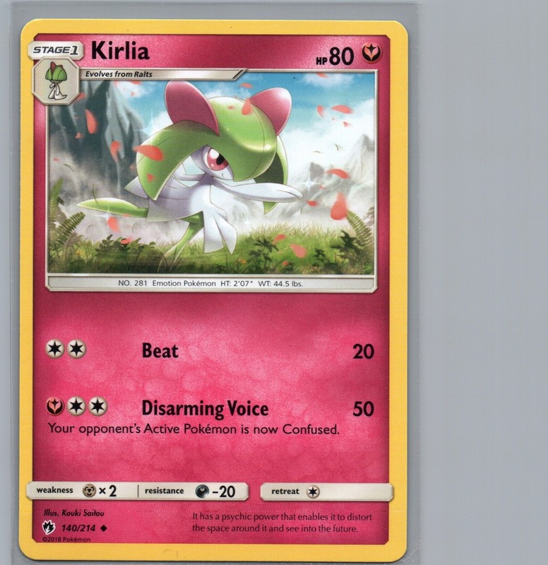 Kirlia | 140/214 Uncommon | SM – Lost Thunder | NM
