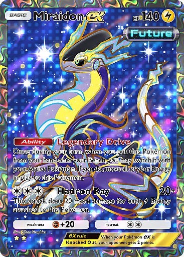 Miraidon EX Paradox Drive Pokemon TCG Pocket 2 Star ⭐⭐ (English)