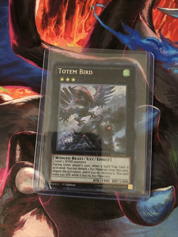 Yugioh Totem Bird MP14-EN056 2014 Mega-Tins Mega Pack 1st Edition Secret LP
