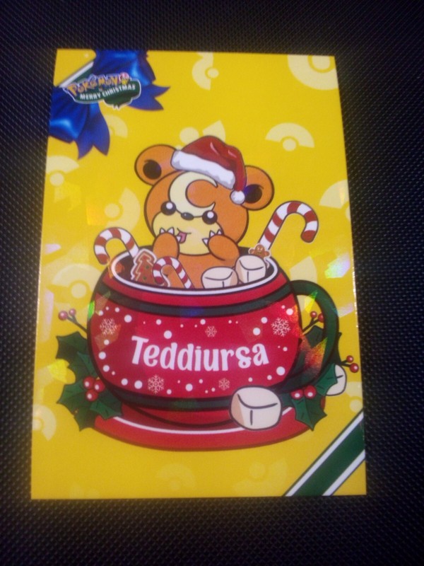 Pokemon 2024 Card Database Christmas Teddiursa Cracked Ice Holo Peru US Seller