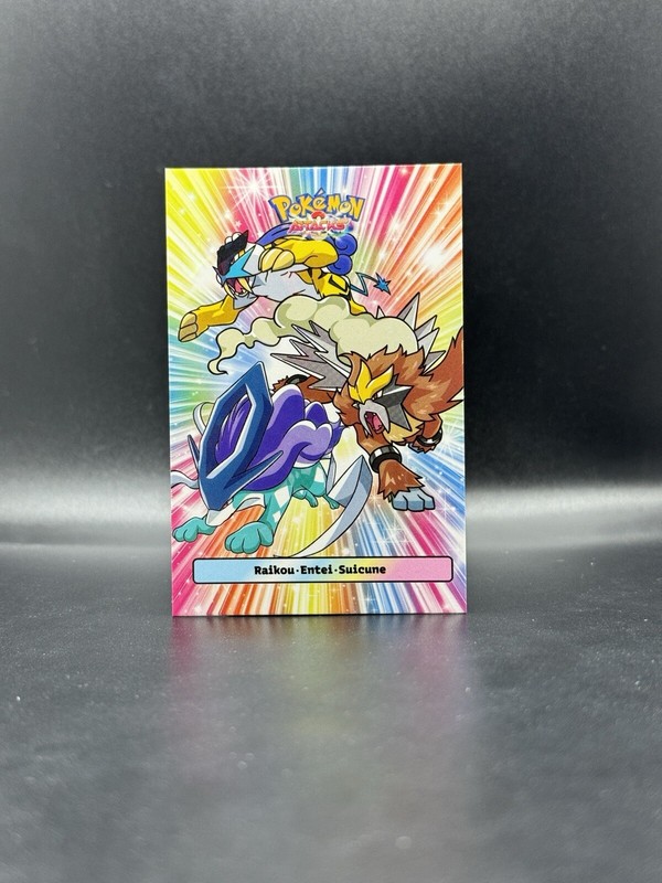 Raikou Entei Suicune Attacks 2 Database Johto Cracked Ice Holo Pokemon