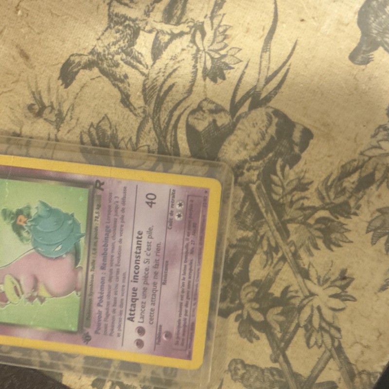 Pokémon Flagadoss Obscur Rare French Card 60 HP 40 Attack Team Rocket 31/82