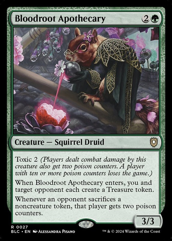 MTG Commander BLB R Bloodroot Apothecary #0027