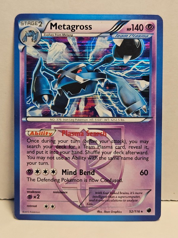 Metagross 52/116 Holofoil Plasma Freeze DMG