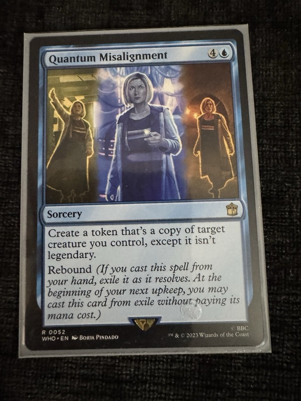 Quantum Misalignment Universes Beyond: Doctor Who Regular