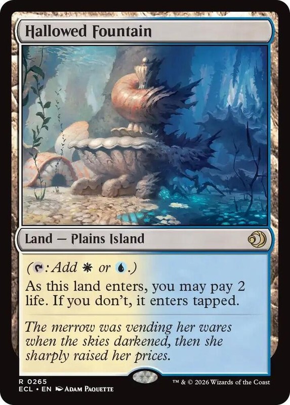 Hallowed Fountain ECL MTG NM #265
