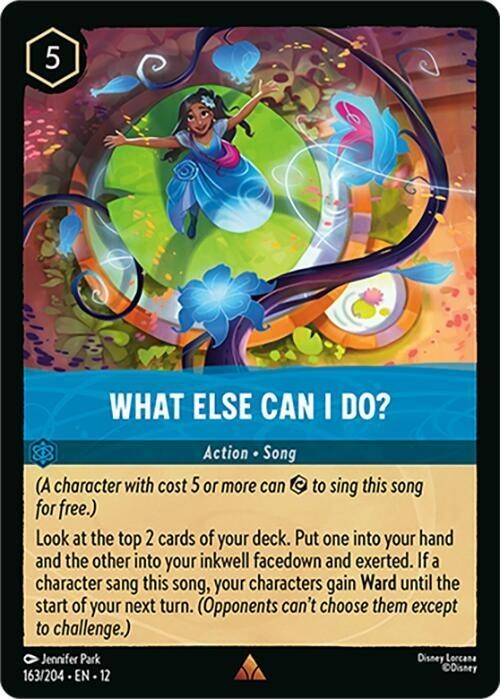 What Else Can I Do? 163/204 Rare Wilds Unknown Lorcana NM/M