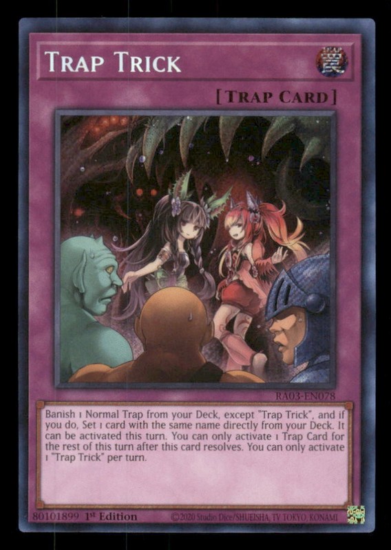 Yu-gi-oh Trap Trick (Secret Rare) #RA03-EN078 Quarter Century Bonanza NM