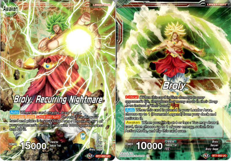 Dragon Ball Super Masters – Broly, Recurring Nightmare – Leader
