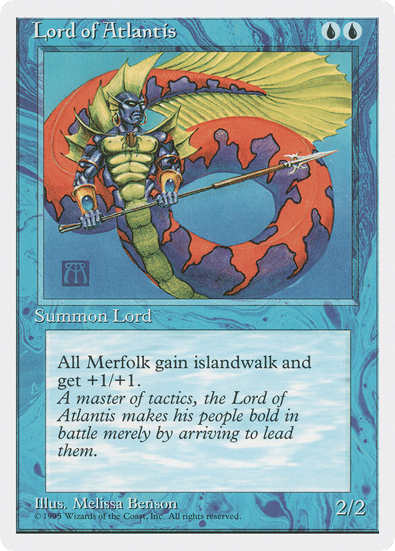 Lord of Atlantis (82) Fourth Edition MTG Magic the Gathering NM