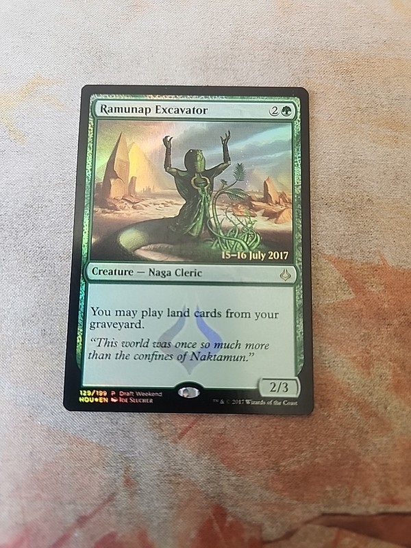 Ramunap Excavator Prerelease FOIL Hour Of Devastation MTG LP
