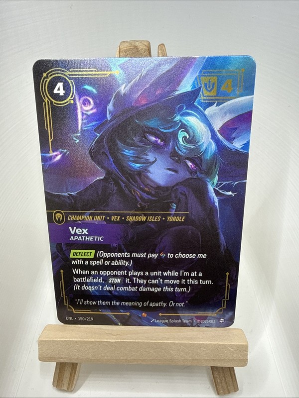 Riftbound TCG – Unleashed Vex – Apathetic UNL 150/219