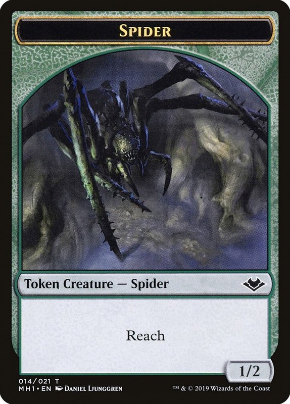 4x Spider Token – Modern Horizons – NM – SPARROW MAGIC
