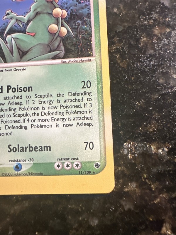 Sceptile 11/109 EX Ruby & Sapphire Holo Rare Pokemon NM gallery